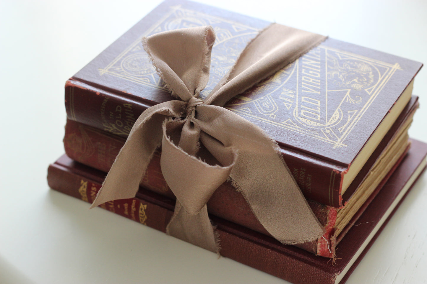 Antique + Vintage Book Stack | Set of 3