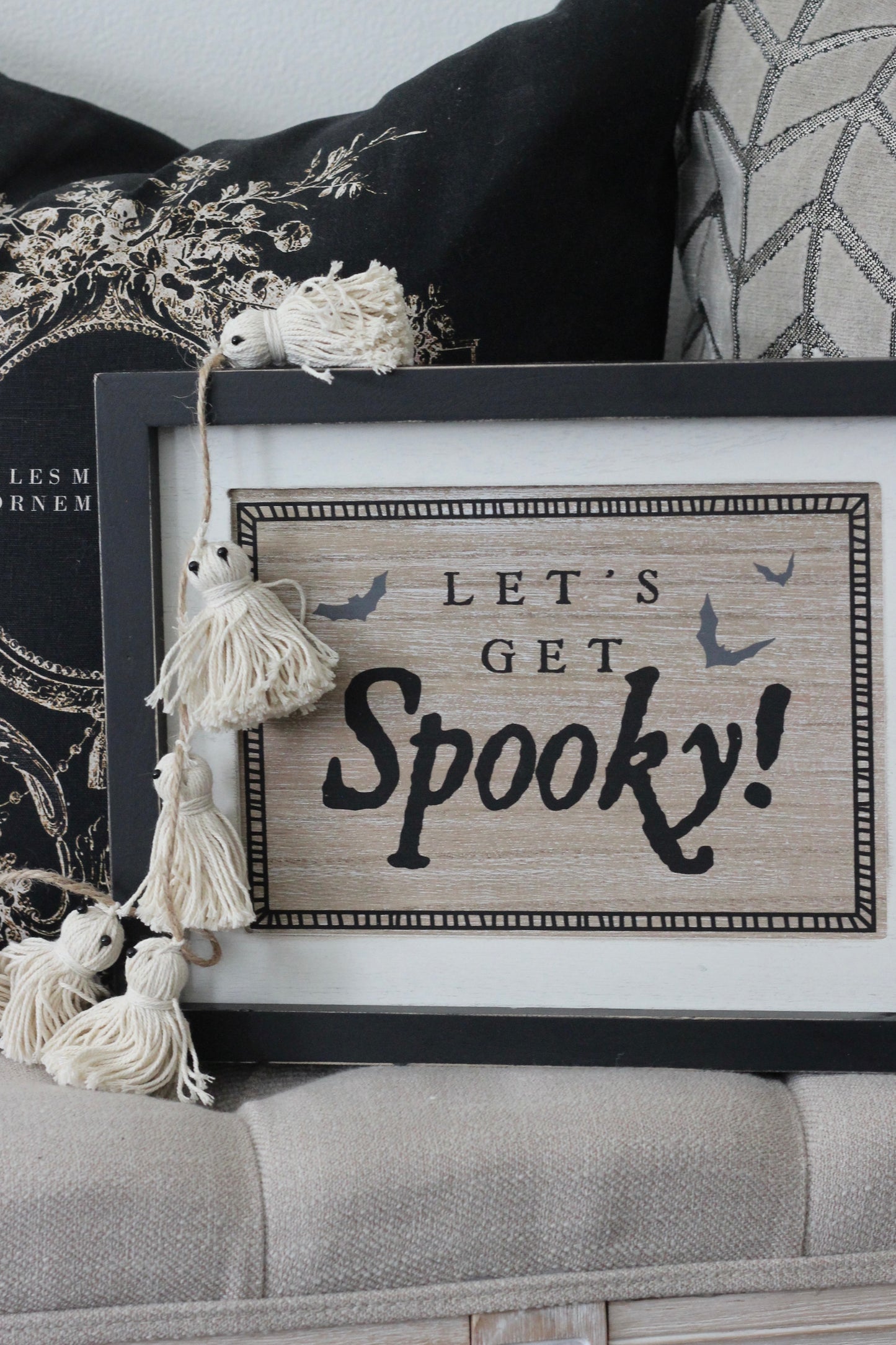 Let’s get Spooky! | Wood Frame Sign