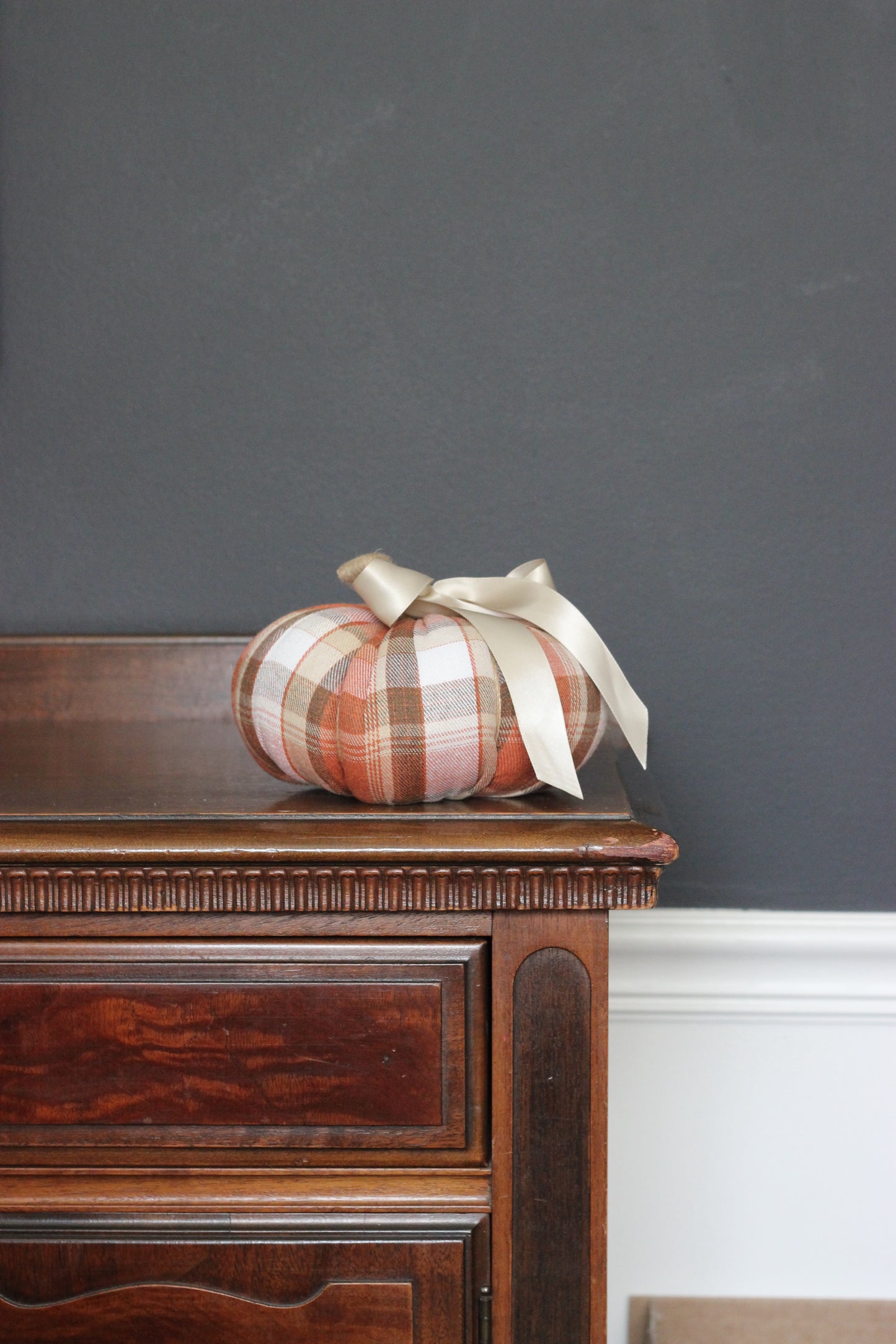 Pumpkin | Autumn Plaid | Large