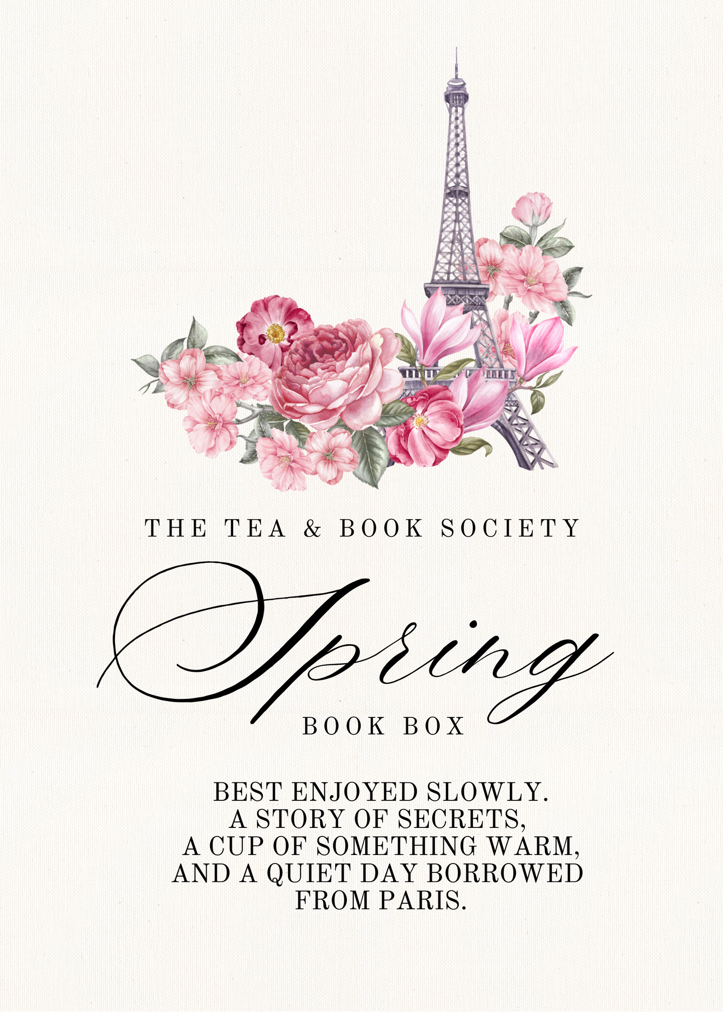 Tea & Book Society Box | Spring