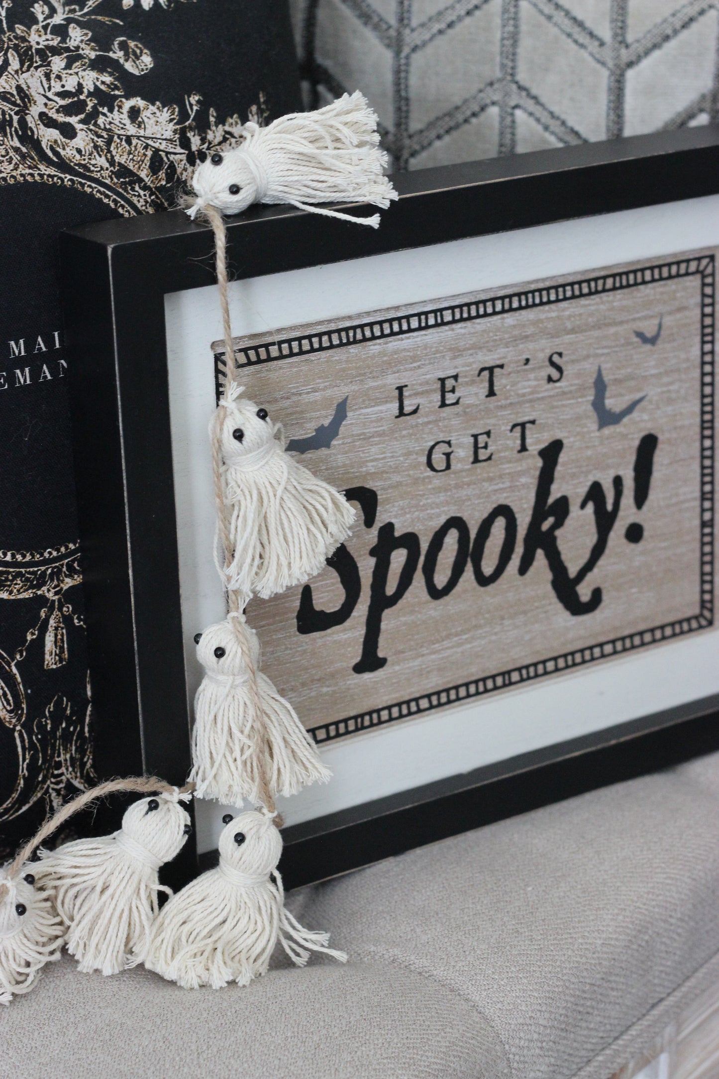 Let’s get Spooky! | Wood Frame Sign