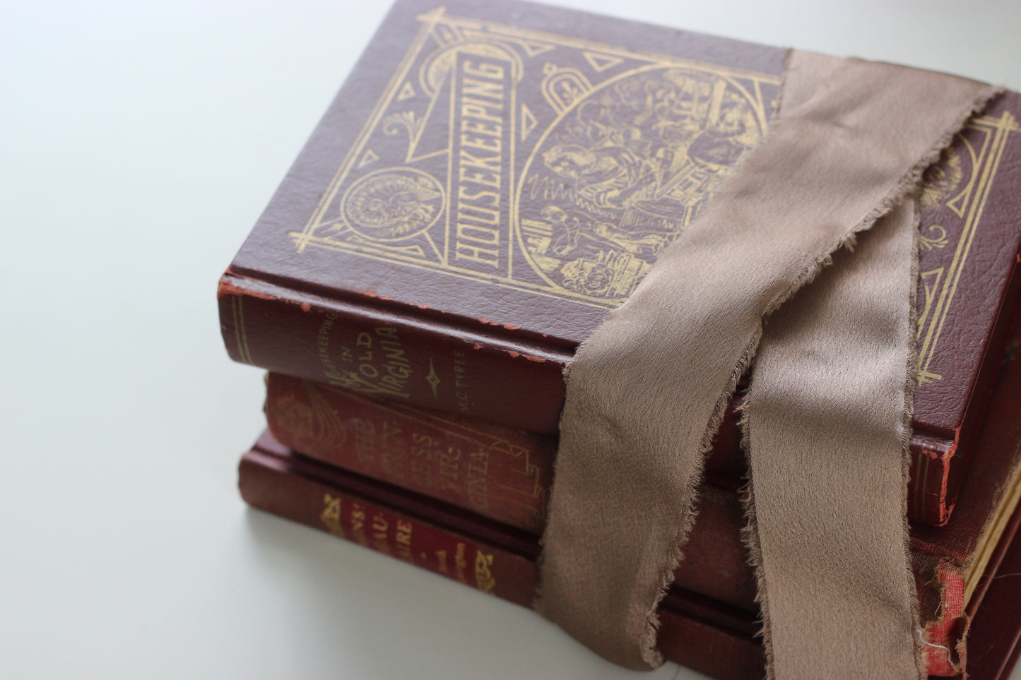Antique + Vintage Book Stack | Set of 3