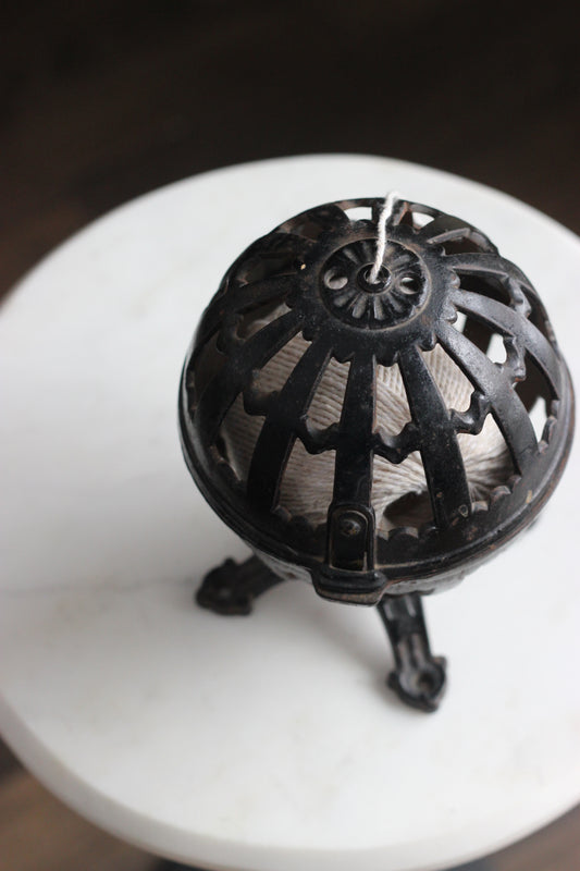 Found | Cast Iron Pedestal String Holder