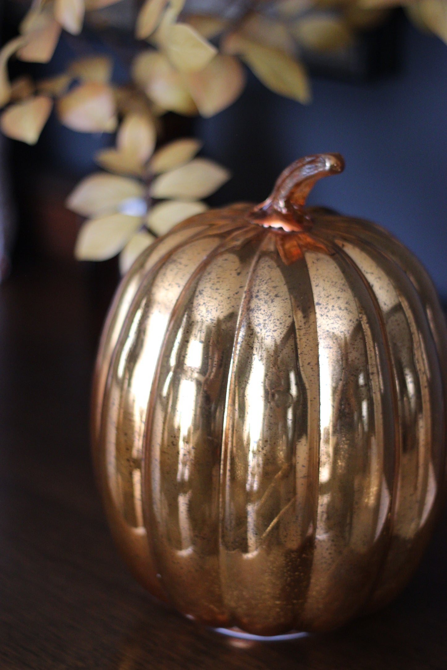 Pumpkin | Orange Starry Glass | Tall