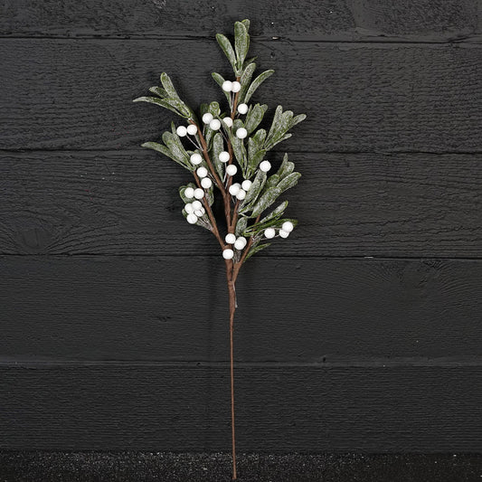 Frosted Mistletoe Spray