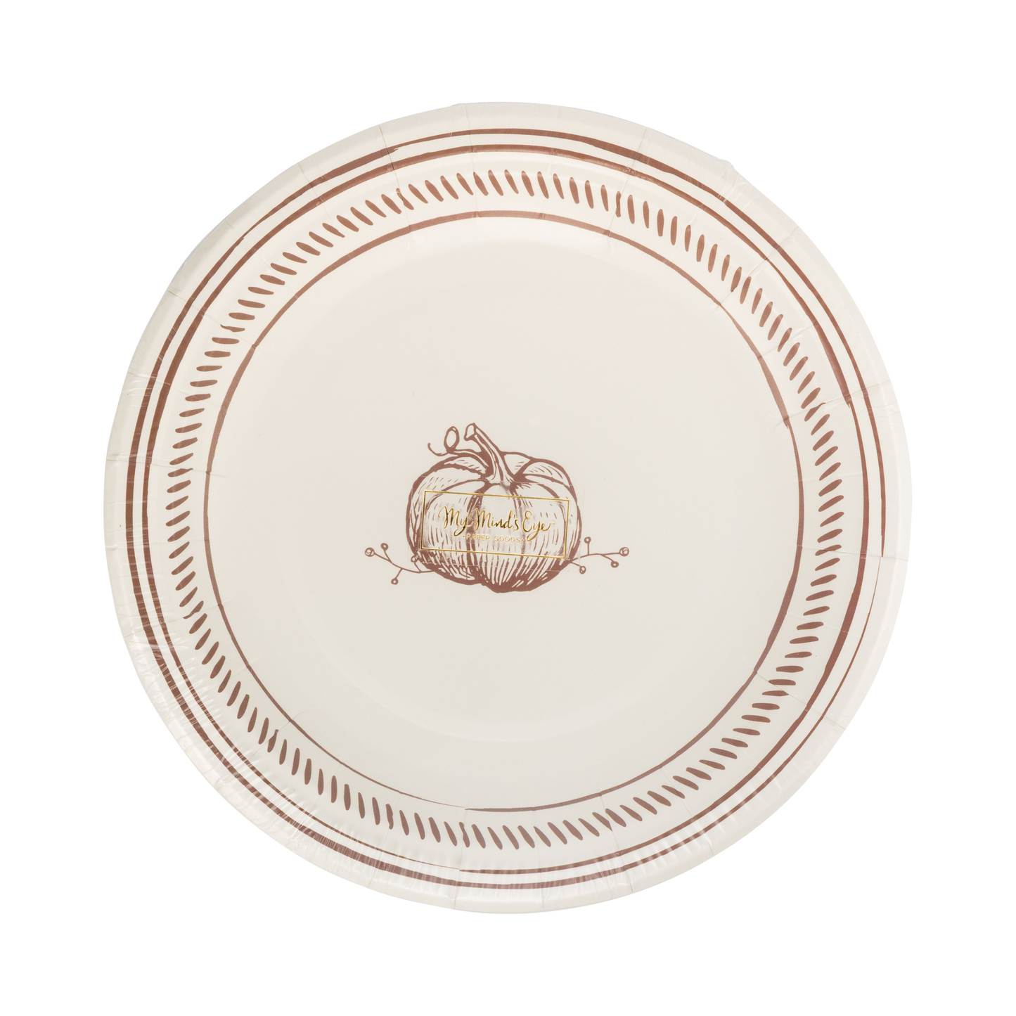 Autumn Paper Plates | Pumpkin