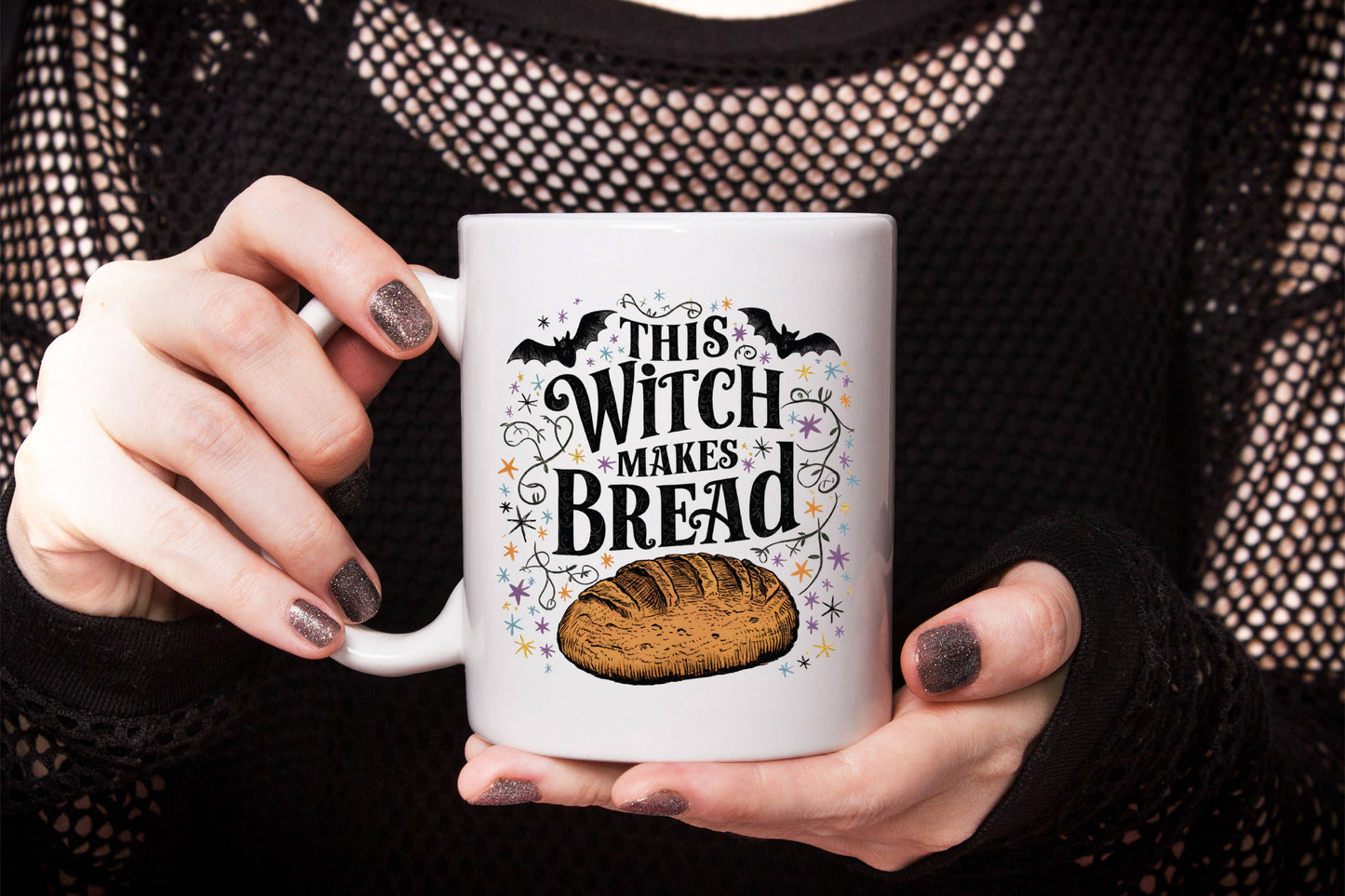 Halloween Sourdough Witch Baking Mug Baking Kitchen Decor