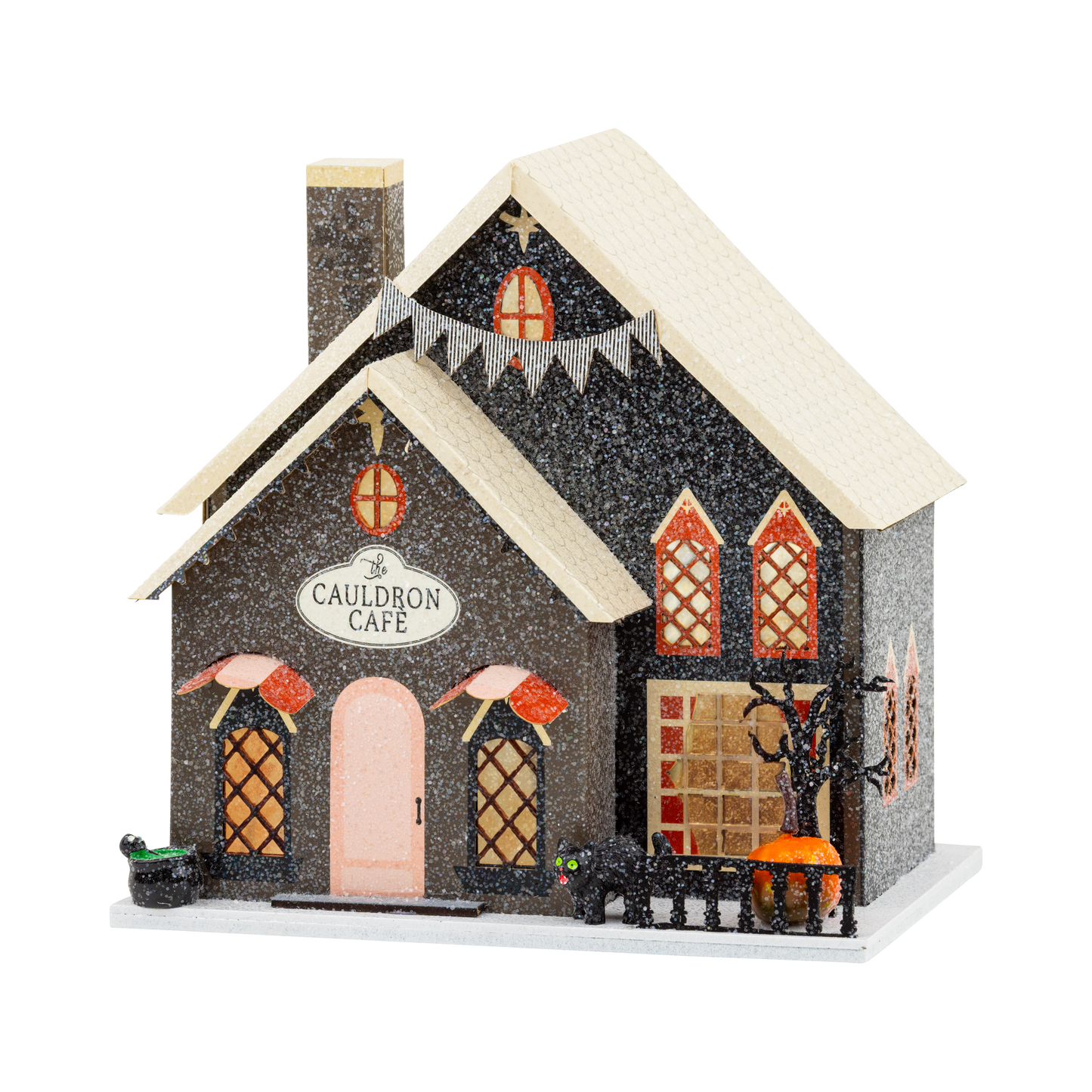 Halloween Village | 🖤 Cauldron Café Paper House
