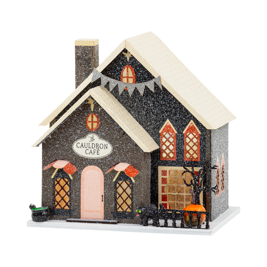 Halloween Village | 🖤 Cauldron Café Paper House