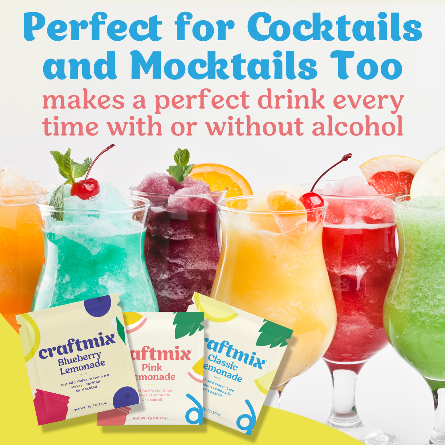 Lemonade Variety Pack Cocktail Mixers -6 Serving Multipack