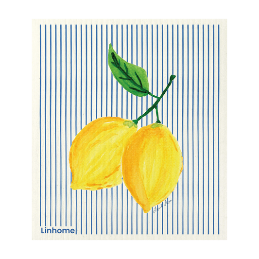 Lemon Zest Stripe | Swedish Dishcloth