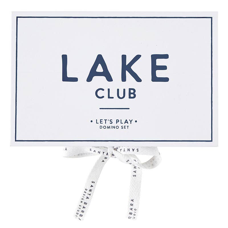 Domino Set Book Box - Lake Club