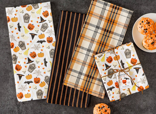 Halloween Dishtowels | Set of 3