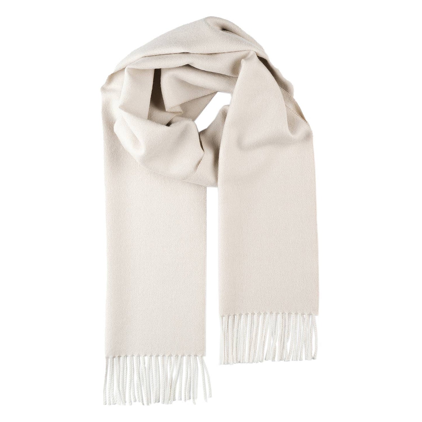 100% Baby Alpaca Scarf - Porcelain