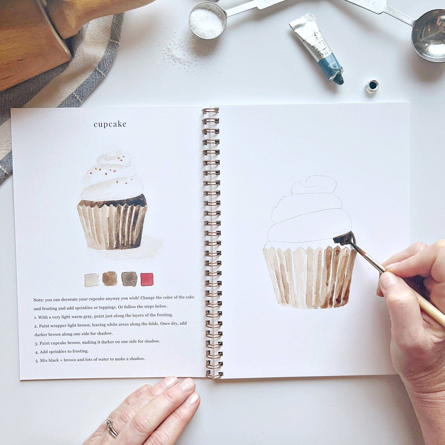 Watercolor Workbook | Baking