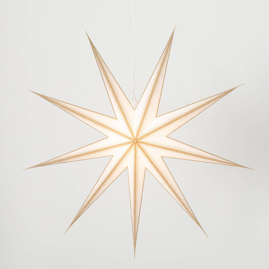 White Paper Star Ornament