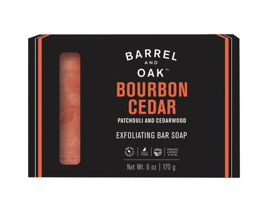 Exfoliating Soap Bar - Bourbon Cedar 6 oz