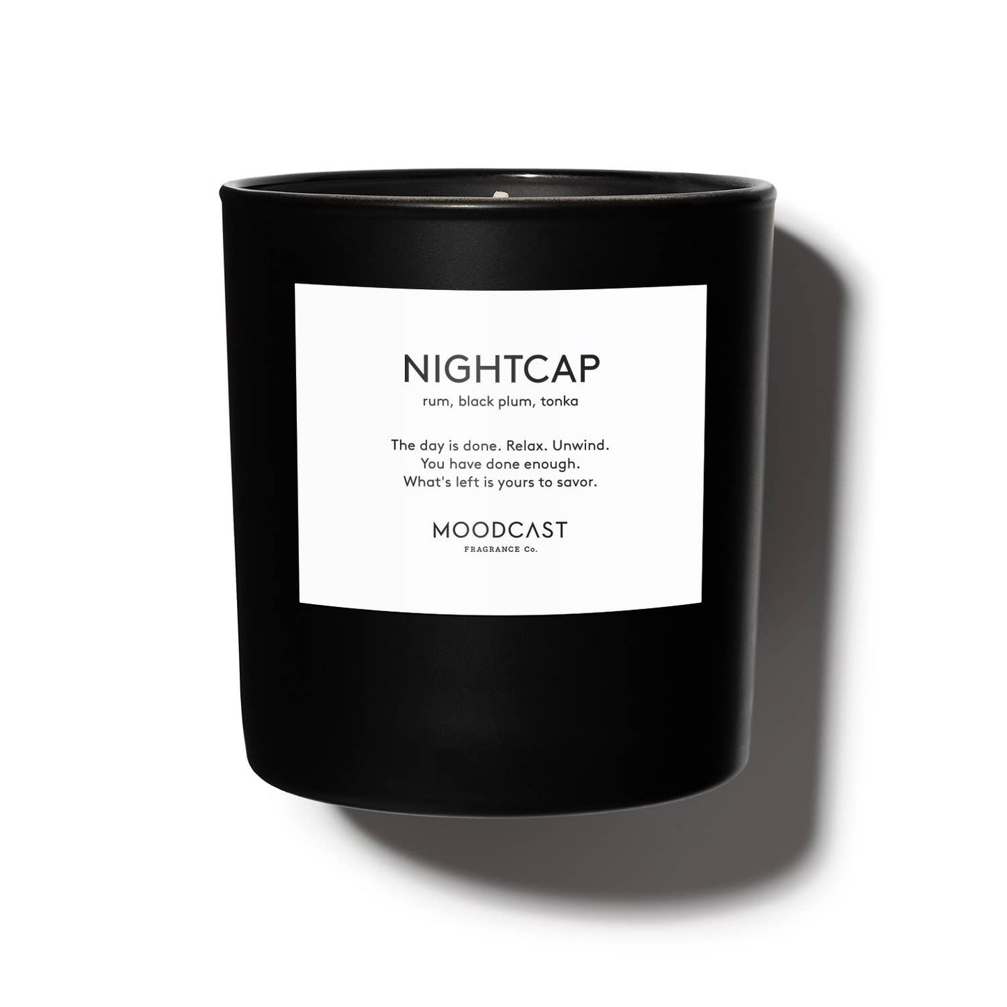 Nightcap - Black 8oz Coconut Wax Candle