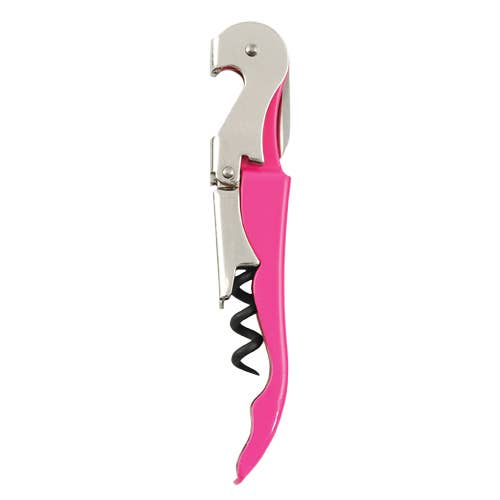 Pink Double Hinged Waiter's Corkscrew by True
