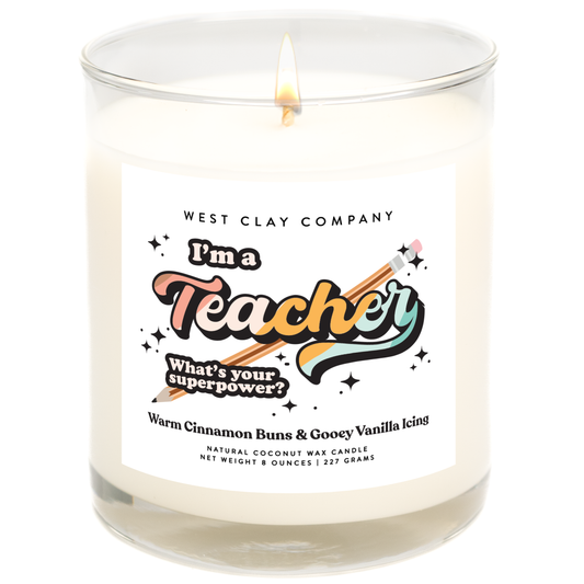 Teacher Candle | Gifts for Teachers + Back to School