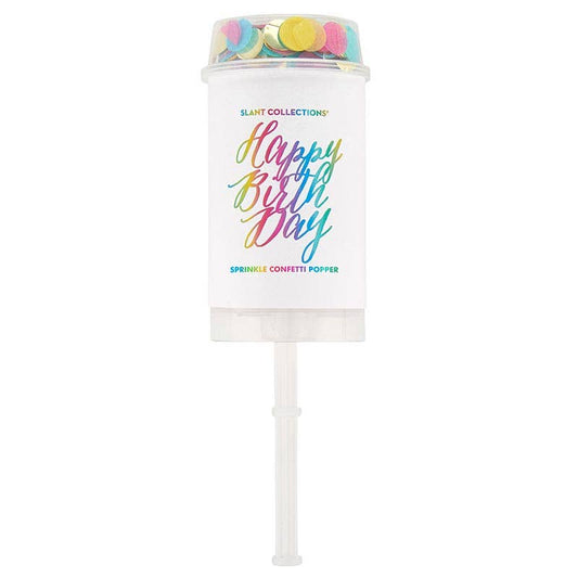 Party Popper - Rainbow Happy Birthday
