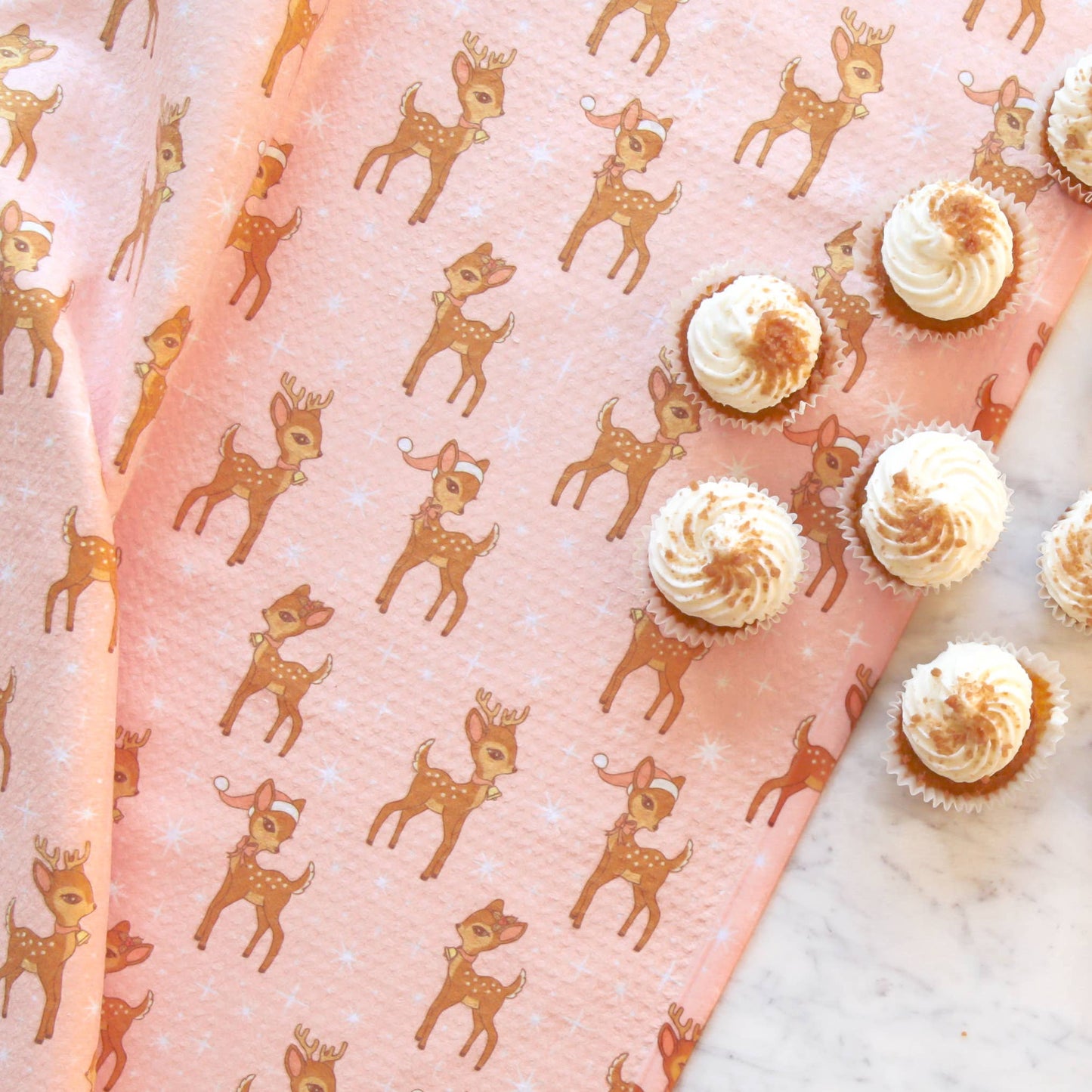 Kitchen Tea Towel | Retro Deer