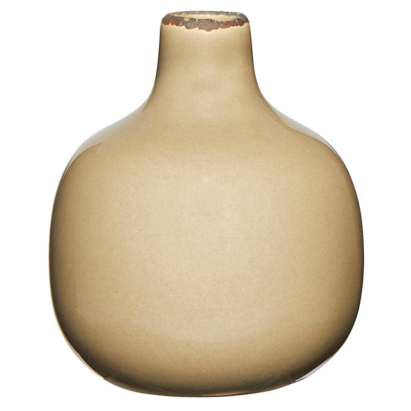 Brown/Beige  Mini Vase