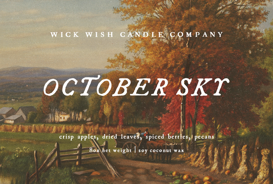 October Sky 8oz Candle