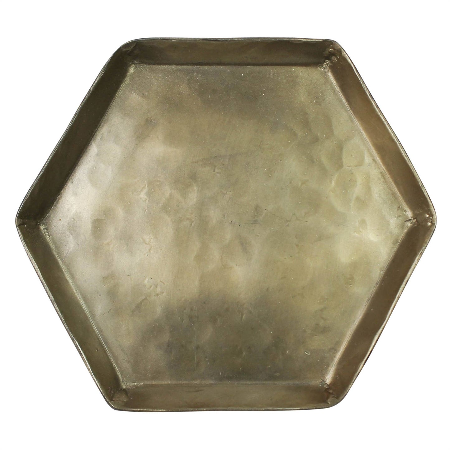 Brass Tray | Hexagonal